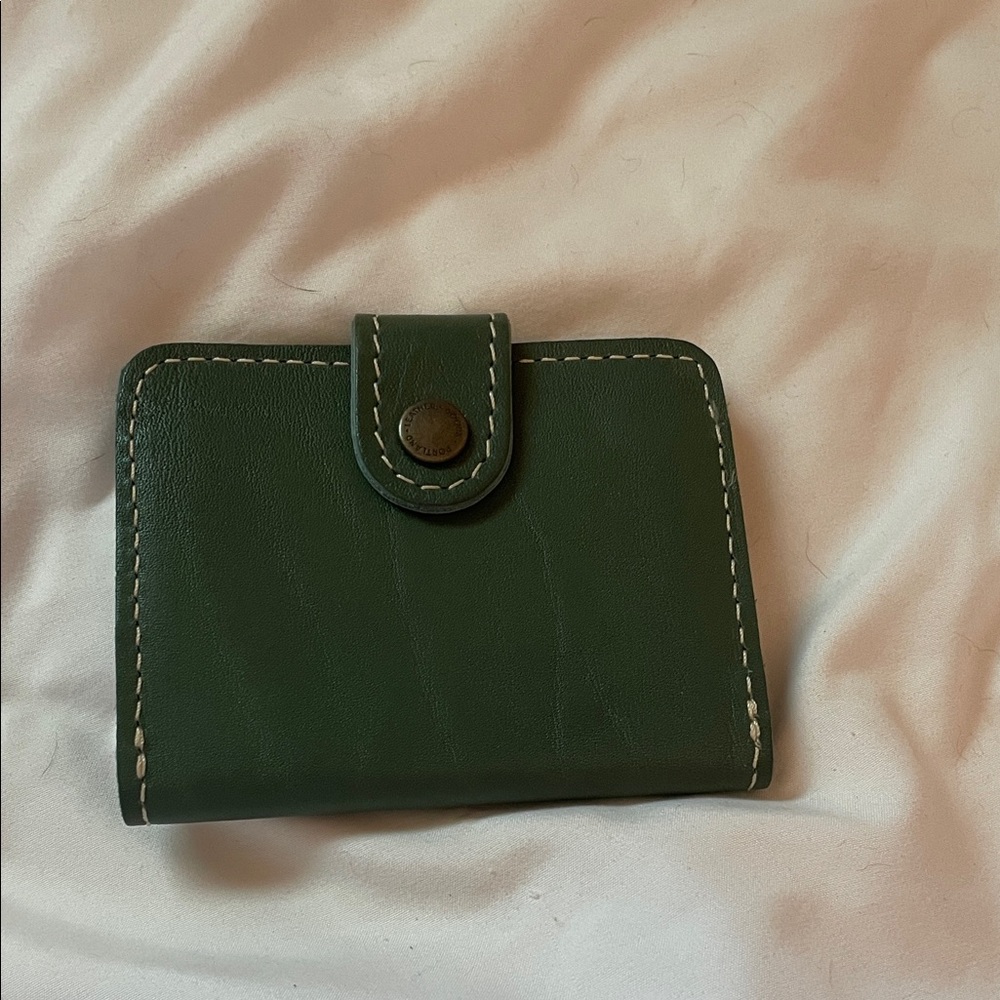 Portland Leather Green Wallet